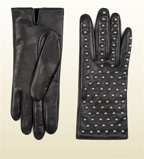 gucci leather gloves ladies.